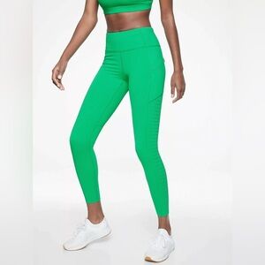 Athleta Bright Green Performance Leggings